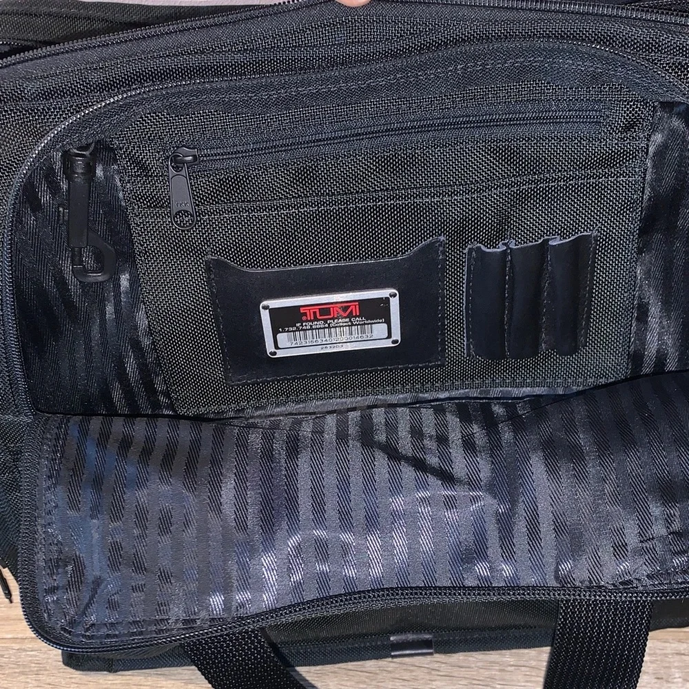 TUMI Black CANVAS Men's Briefcase
